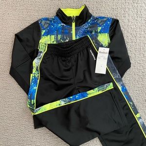 Boys Reebok track suit jacket and pants set size 5